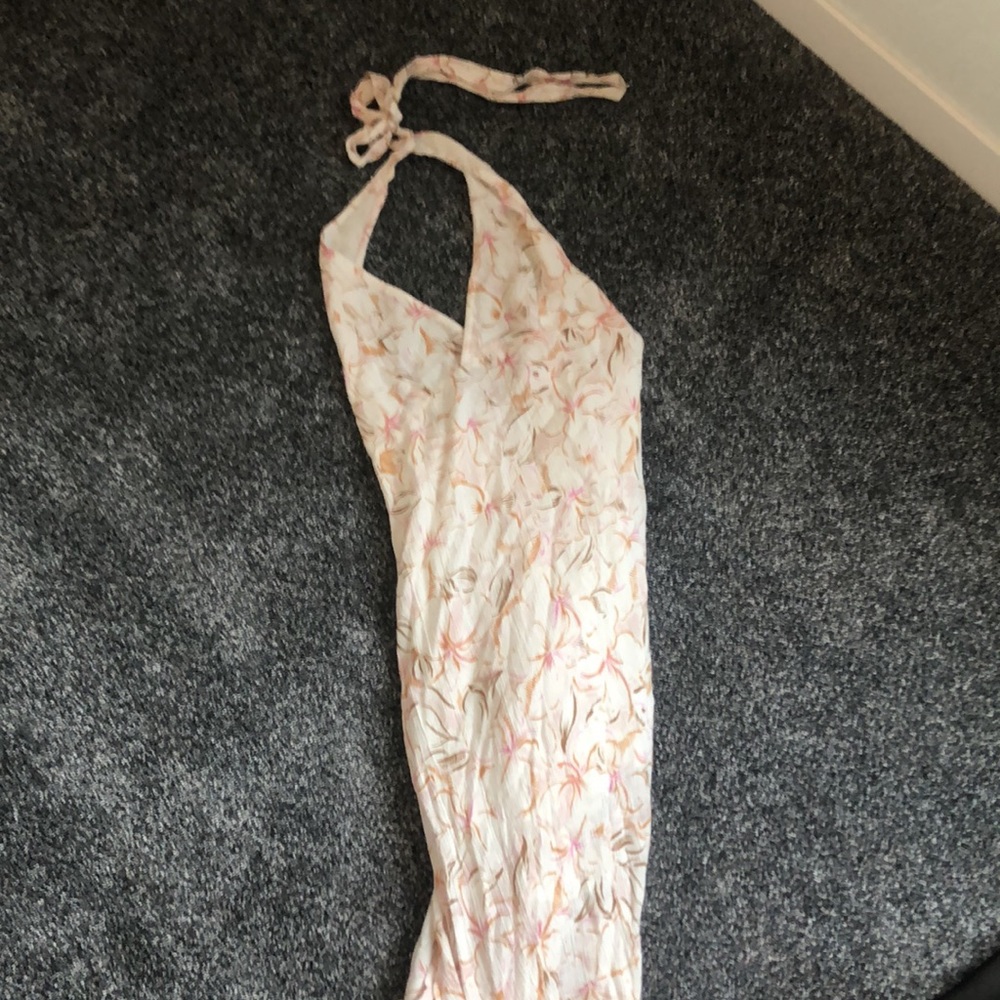 O’Neil halter tie maxi dress